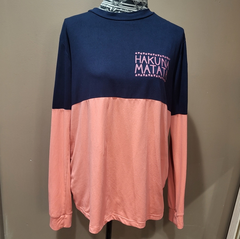 Hakuna Matata Long Sleeve Top Sz L